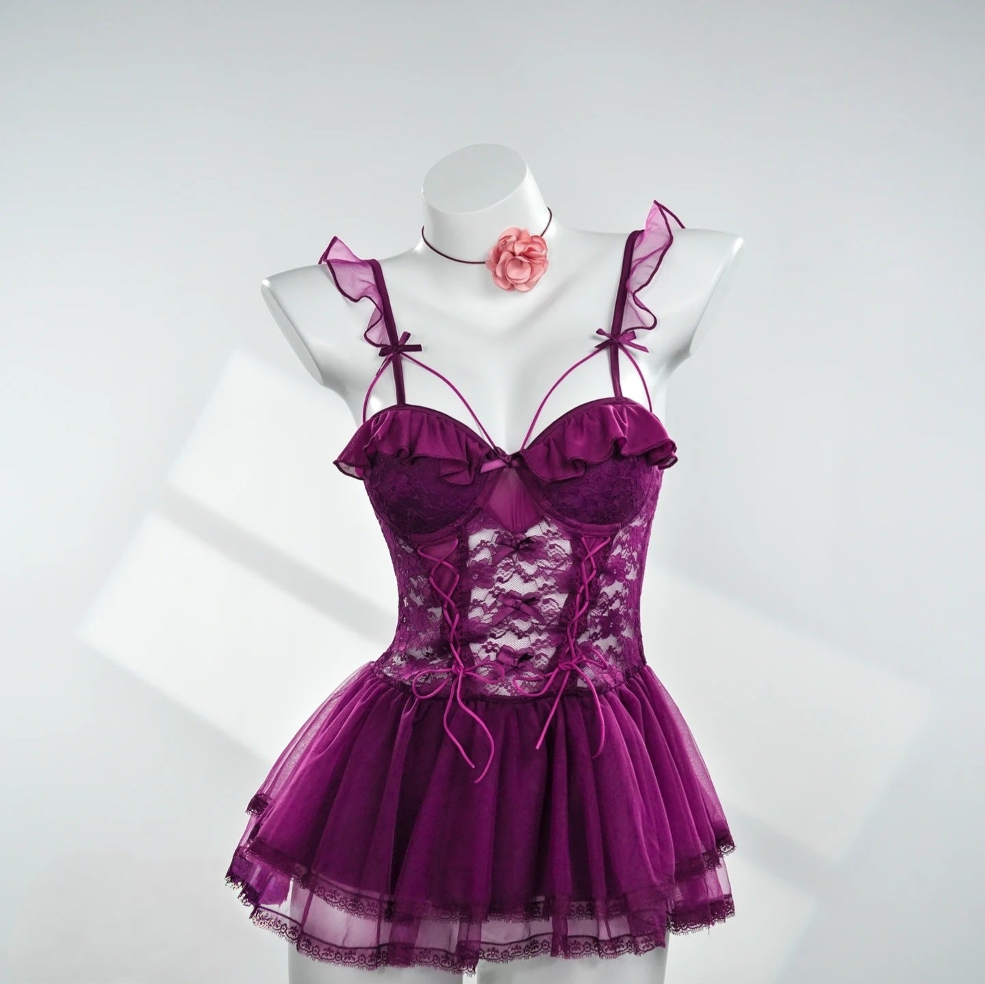 Transparent Mesh Camisole Sexy Lingerie