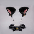 Cat Ear Headband Bell Necklet Set
