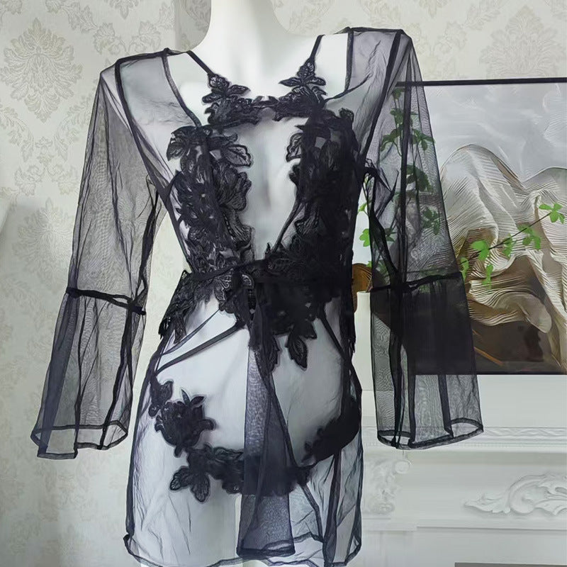 Perspective Pure Desire Style Embroidered Lace Set