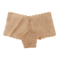 Alluring Women's Breathable Lace Briefs Featuring Mid-Rise V-Shape Design
