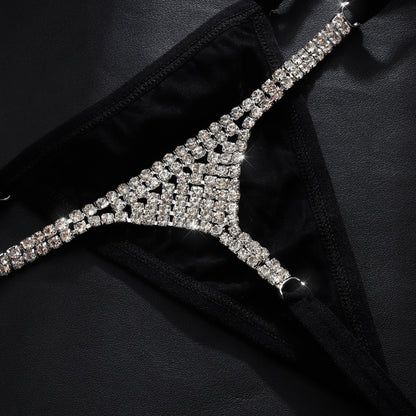 Fashionable Shining Diamond Sexy Inlaid Sexy Bikini Body Chain Accessories Thong