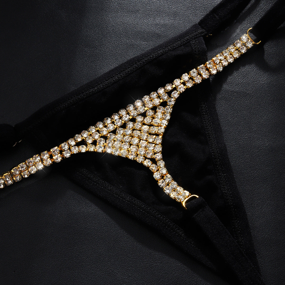 Fashionable Shining Diamond Sexy Inlaid Sexy Bikini Body Chain Accessories Thong
