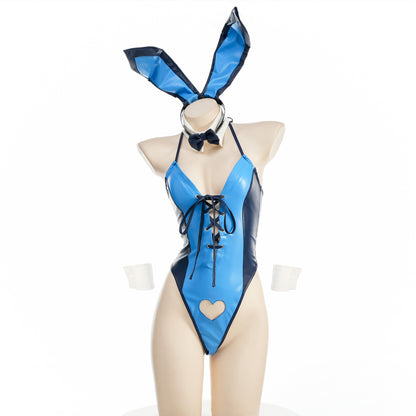 Sexy Bunny Police V-Neck Bodysuit Costume
