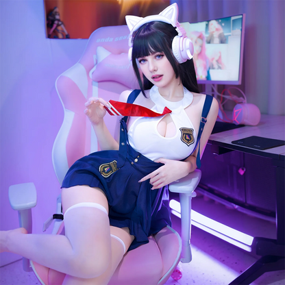 JK Uniform Play Sexy Hip-Exposed Suit