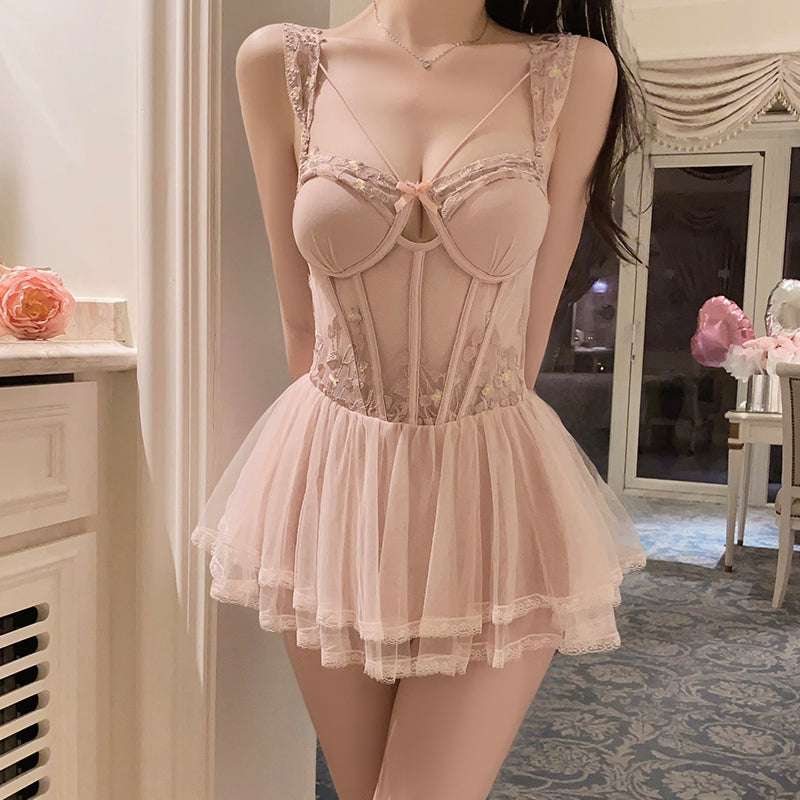 Lace Push up Chest Pad Sexy Lingerie