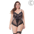 Plus-Size Lingerie Sexy Tight Jumpsuit Elastic Sleep Dress