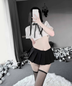 Top + Skirt + Stockings
