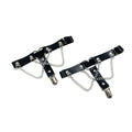 Elastic Band Leg Ring Socks Clip Love Heart-Shaped Chain Sweet Cool Dark Series