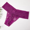 Sexy Seamless Lace See-through Women's Underwear Thong