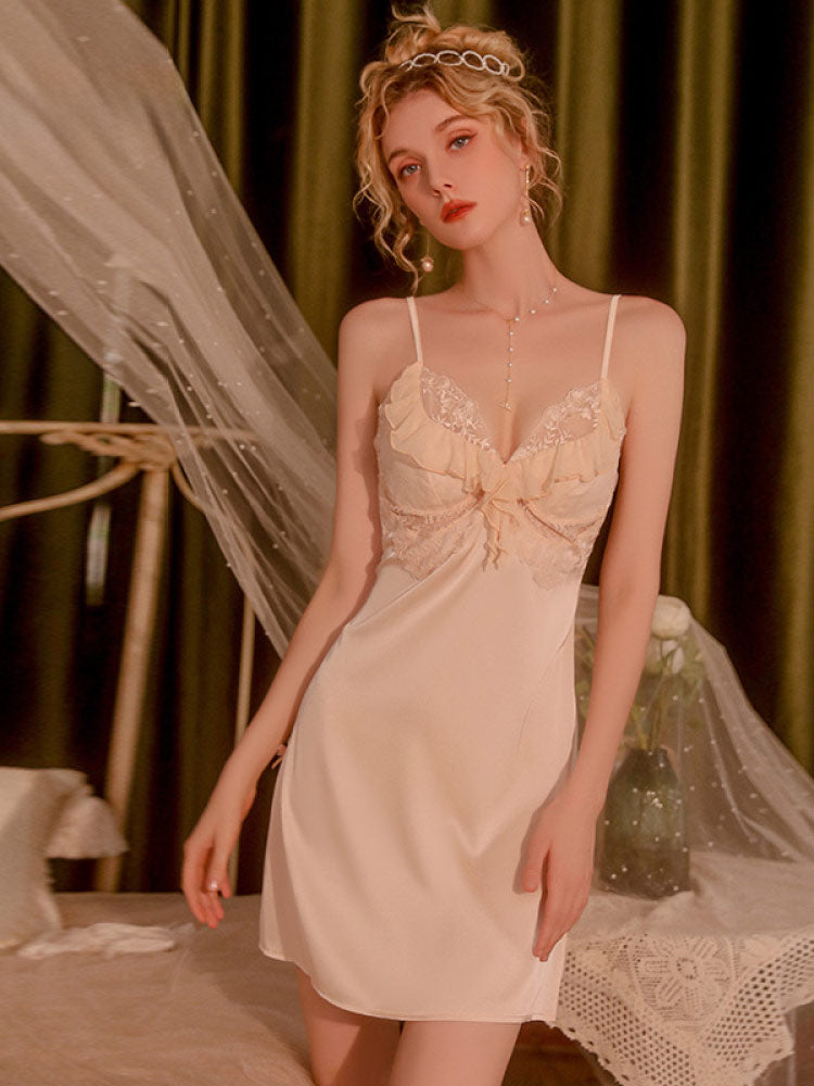Desire Lace Sexy Nightgown Robe
