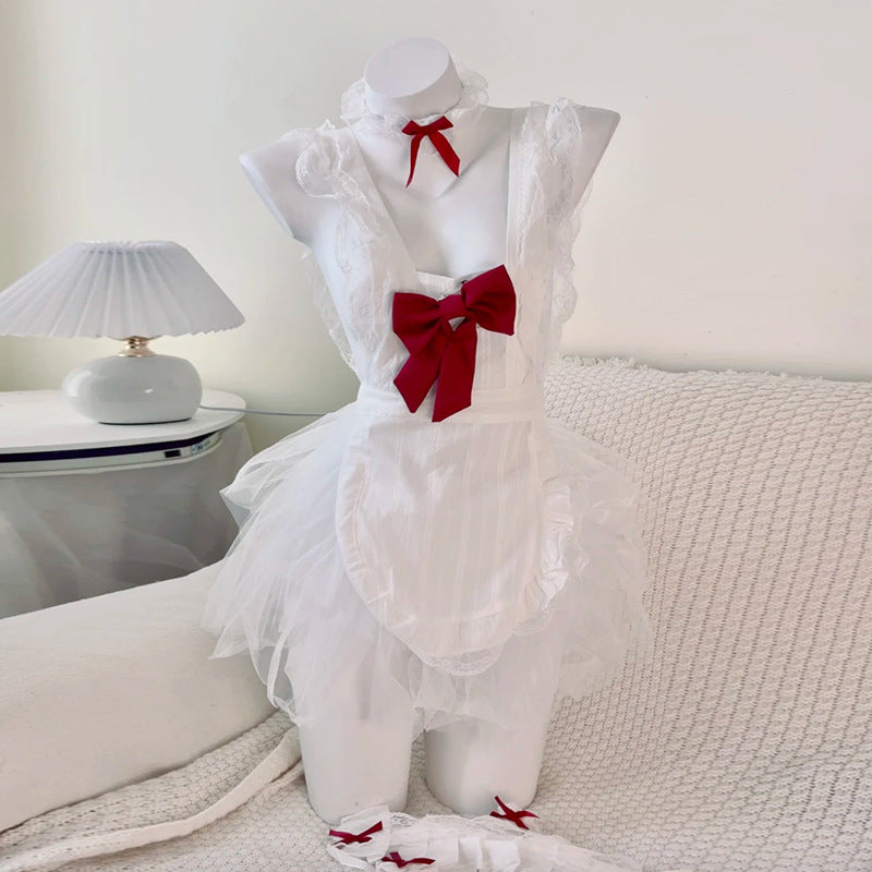Sweetheart Maid Cosplay Uniform Bow Set