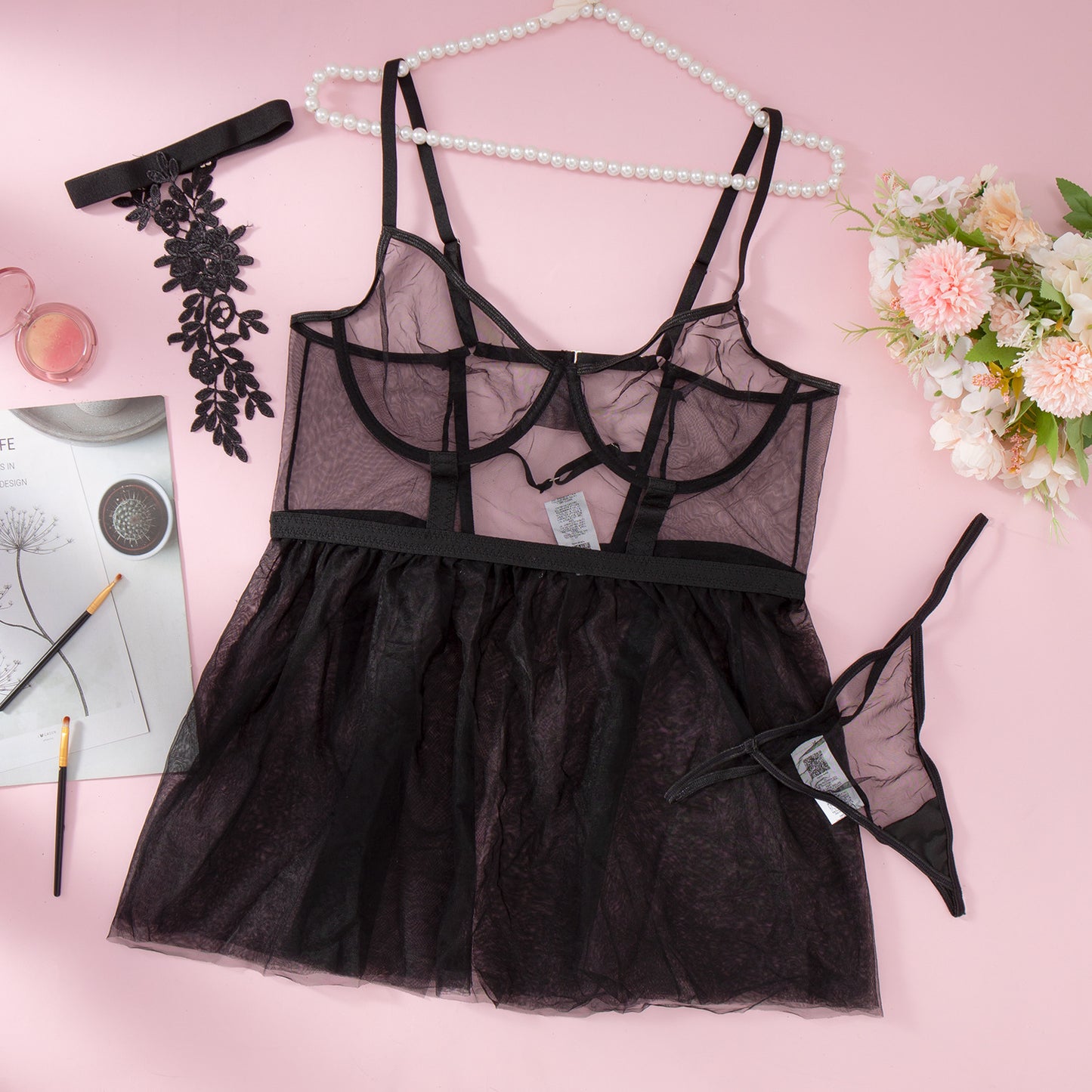 Lace Mesh Sexy Dress