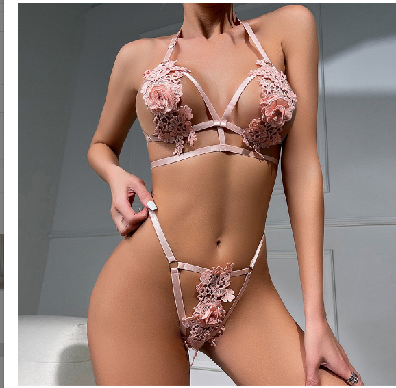 Water Soluble Lace Cutout Sexy Ribbon Sexy Lingerie