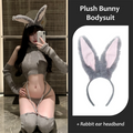 Plush Bunny Cosplay Bodysuit Lingerie