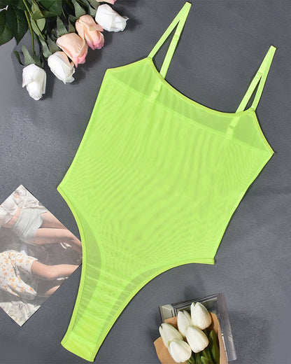 Mesh Sheer Bodysuits