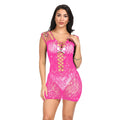 Hot Drilling Lingerie Mesh Bodystocking