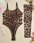 Mesh Sheer Bodysuits with Stockings