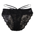 Sexy Women's Signature Lace Thong Low Rise with Breathable Cotton Crotch
