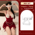 Red & Eye Mask Set