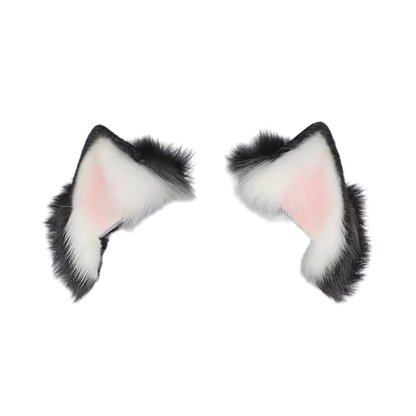 Electric Cats Ear Headband & Tail Set For Cosplay