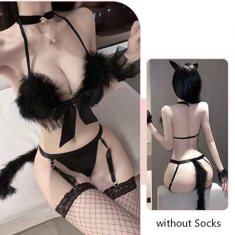 Bunny Christmas Catwoman Role-Playing Sexy Lingerie