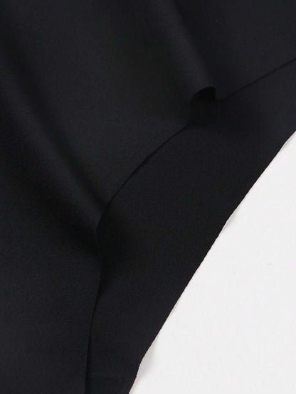 Sexy Women's Ice Silk Low Rise G-String Seamless V-Shape Tempting Look during Fitness