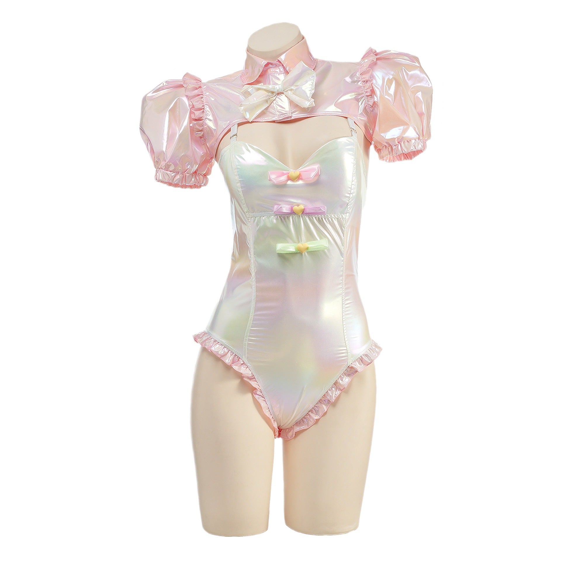 Angel Backless Colorful Anime Costume