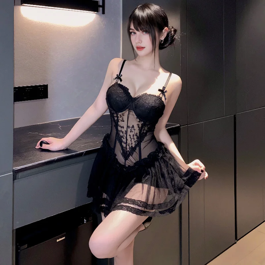 Lace Underwired Corset Dress