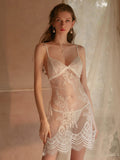 Sexy Mesh Sheer Backless Lingerie