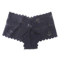 Alluring Women's Breathable Lace Briefs Featuring Mid-Rise V-Shape Design
