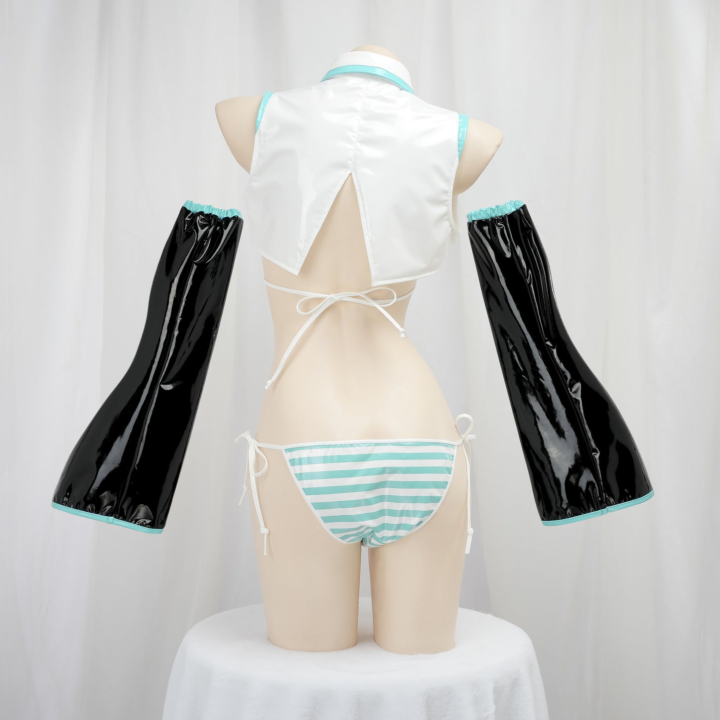Patent Leather Hatsune Miku Bikini Set