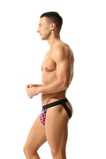 Men Printed Sexy Pouch Underwear Thong Lingerie