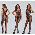 Large Size Sexy Lingerie Uniform Temptation Sexy One-piece Hollow Mesh