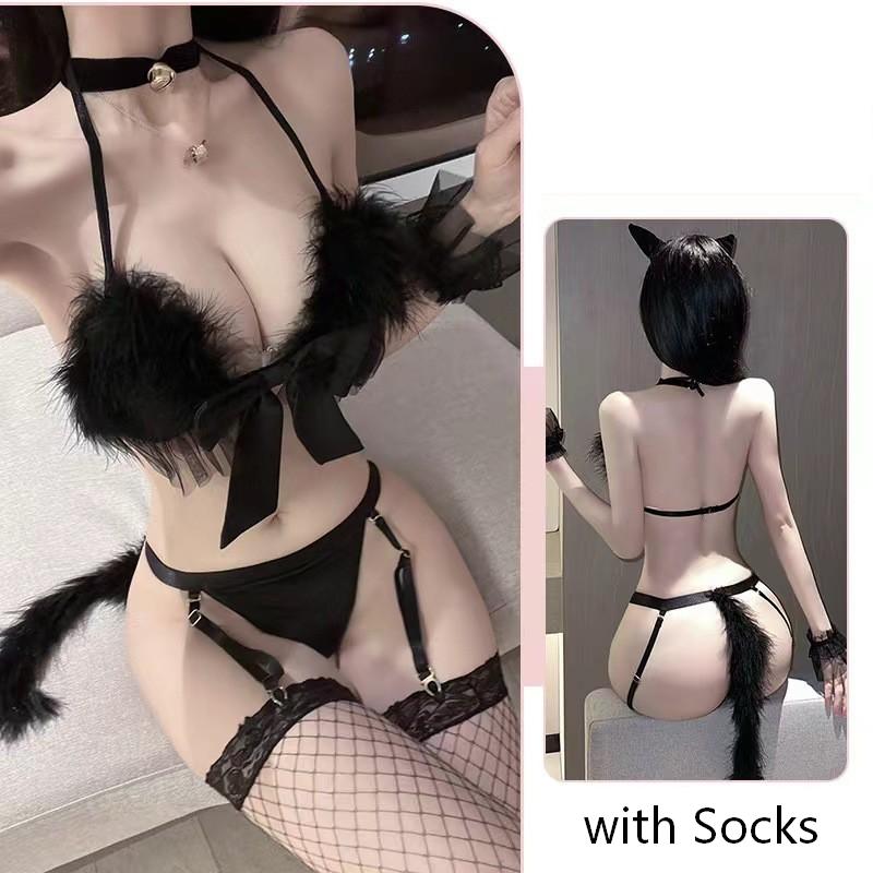 Bunny Christmas Catwoman Role-Playing Sexy Lingerie