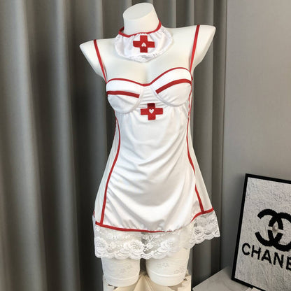 Sweet Nurse Role-playing Sexy Lingerie Set